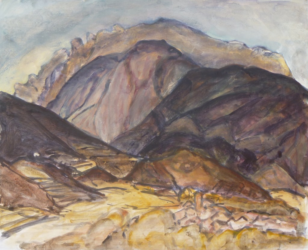 CAMPO, Northern Spain acrylic on paper