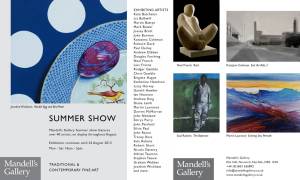 Invitation to Mandell's Gallery, Elm Hill, Norwich